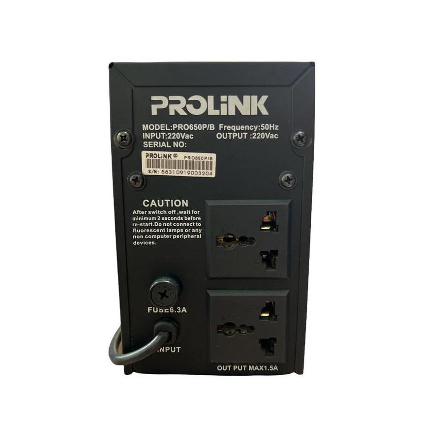 Ups Prolink Pc 650 / Ups Prolink 650Va UNIT UPS ONLY ( UPS PROLINK PC 650 TANPA BATERAI ) Murah