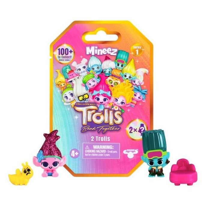 Mainan Mini Figur Trolls Mineez 2 Trolls (Blind Pack)