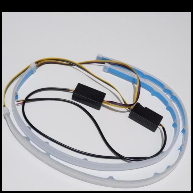 BEST DEAL LAMPU ALIS RUNNING TURNING LED 2 WARNA MOBIL CALYA/SIGRA 