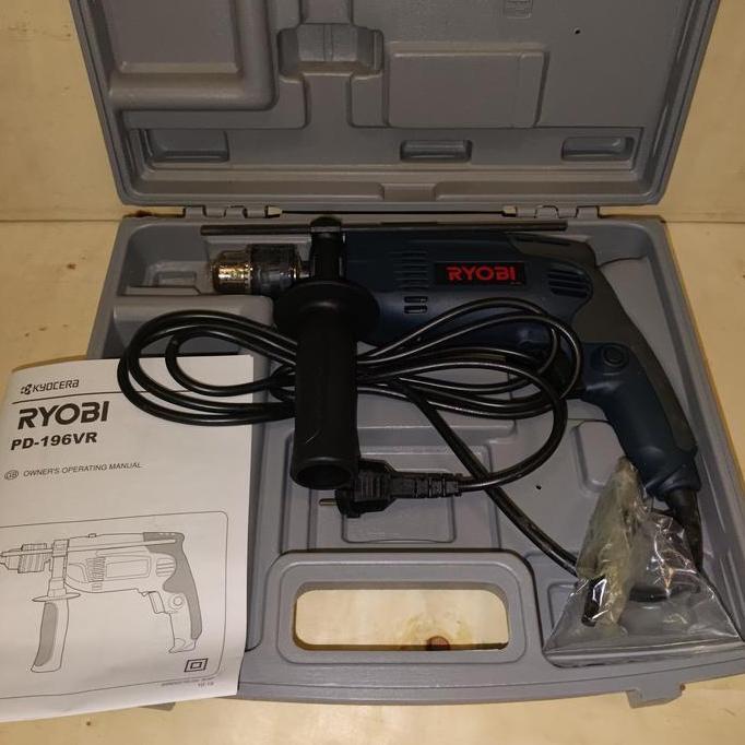 Pd-196Vr Ryobi Impact Drill / Mesin Bor