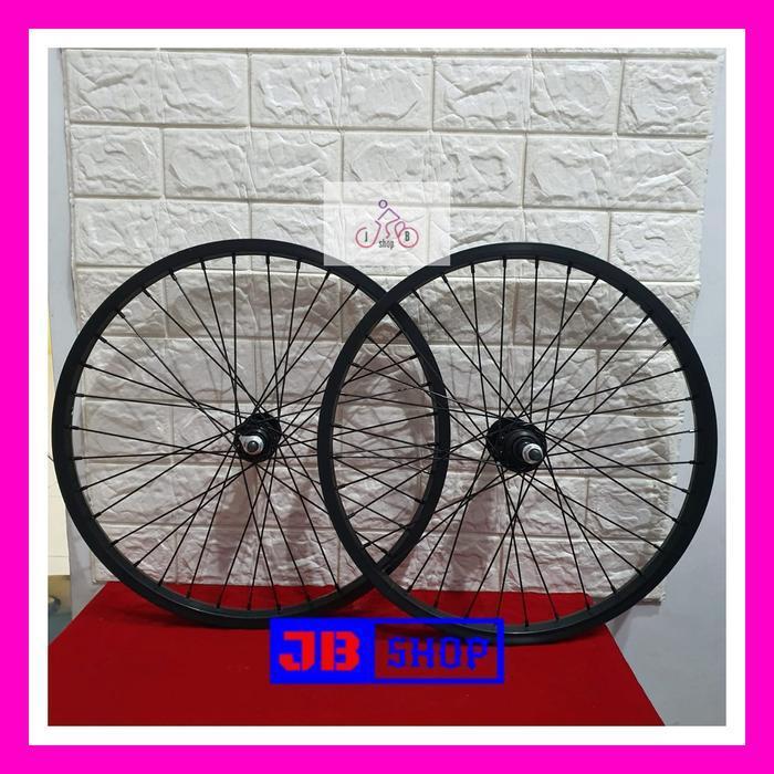 VELG RIM RODA SEPEDA 20 ALLOY WHEELS SET WHEELSET SIAP PAKAI SEPEDA LIPAT BMX MINION MINI DLL Outdoo