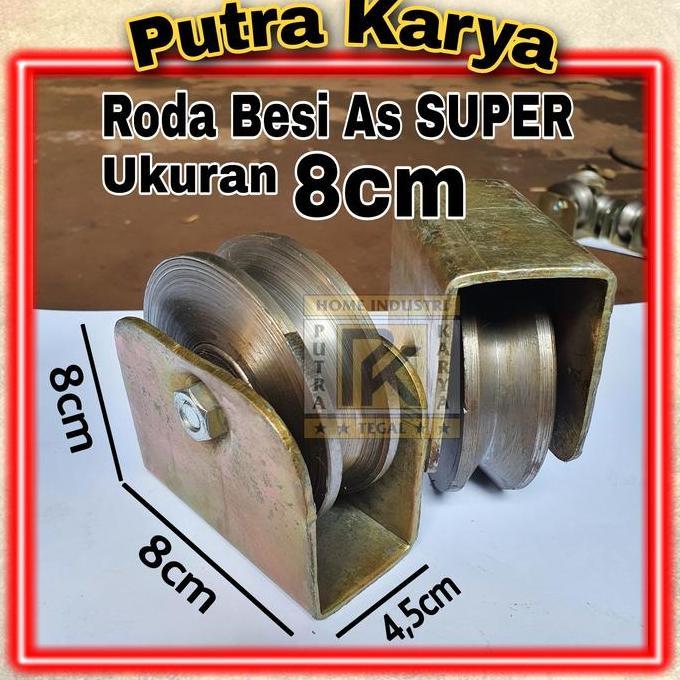 Roda Pagar Besi Super 8cm Ornamen Pagar Berkualitas