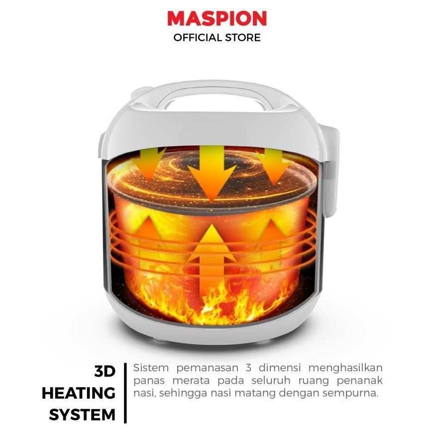 HOT DEALS Rice Cooker Maspion MRJ 0623 BSSS Panci Stainless 0,6 Liter Magic Com Penanak Nasi Warmer 