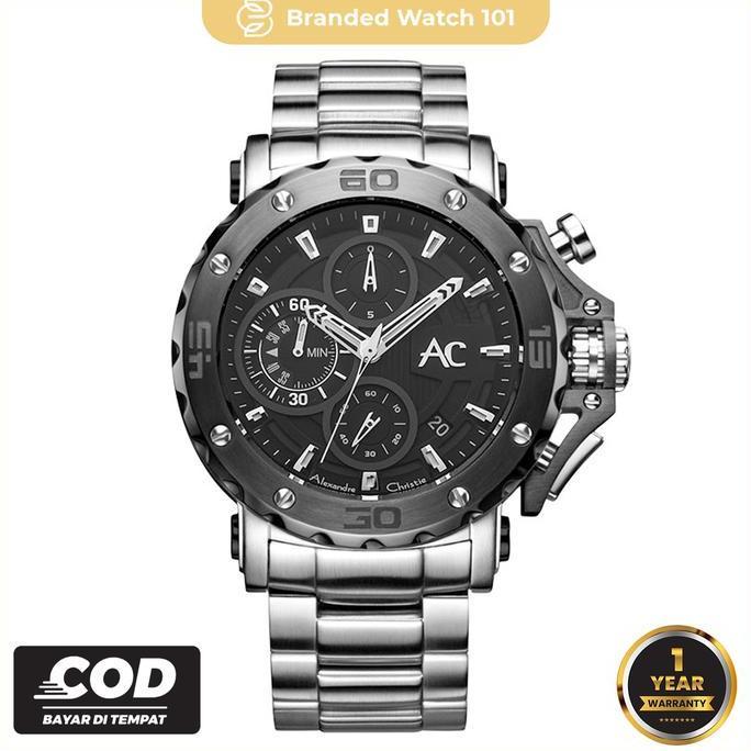 Jam Tangan Pria Alexandre Christie AC 9205 / AC9205 / 9205 Carbon Garansi Resmi 1 Tahun