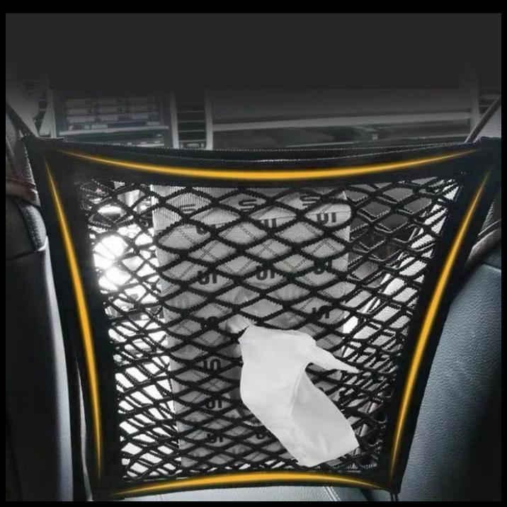 TERLARIS JARING NET ORGANIZER SAMPING JOK DEPAN/BELAKANG MOBIL HONDA JAZZ 