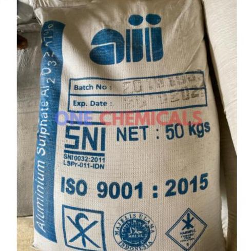 Tawas Bubuk / Tawas Powder/ Alumunium Sulfat / 1 ZAK (50 KG)