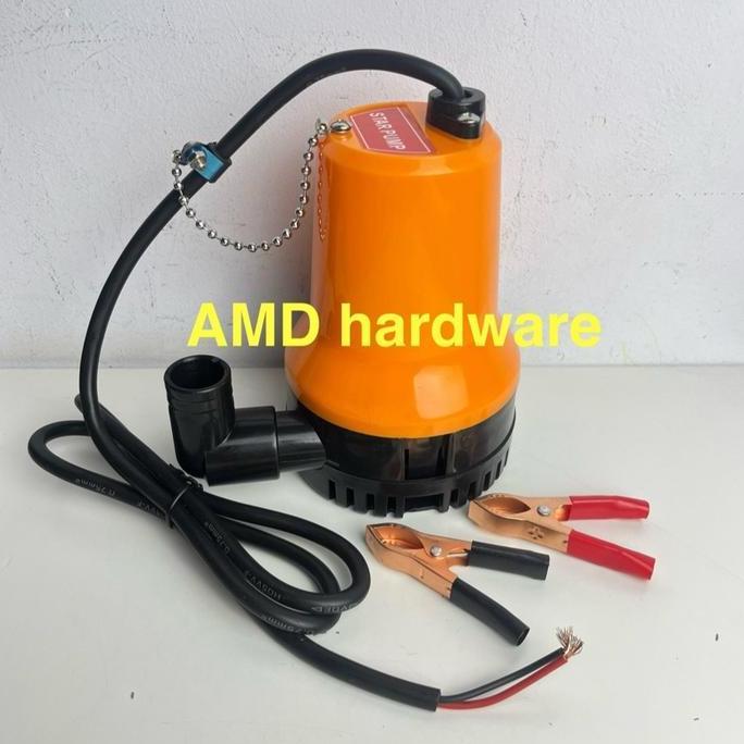 Grosir Pompa Celup Dc 12Volt Air Bersih Asin Kolam Dc 12 Volt Daya Aki/Accu Submersible Pump