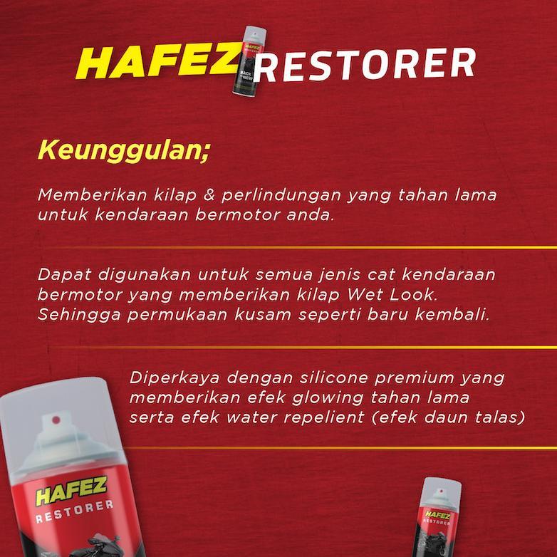 Grade Ori Hafez Restorer - Penghitam & Pengkilap Body Mobil / Motor / Semir Ban