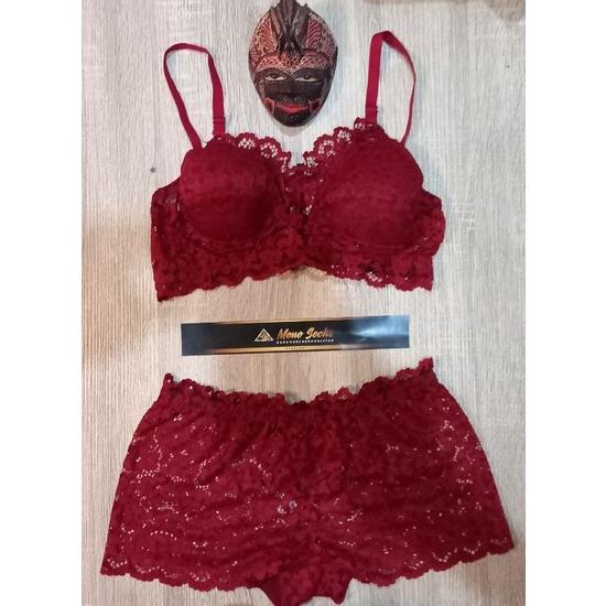 HOT PRODUCT [MERAH JUPE]BRA SET + CD MERAH,LINGERIE,BRASET,BRA + CD,BRA SET BANDUNG