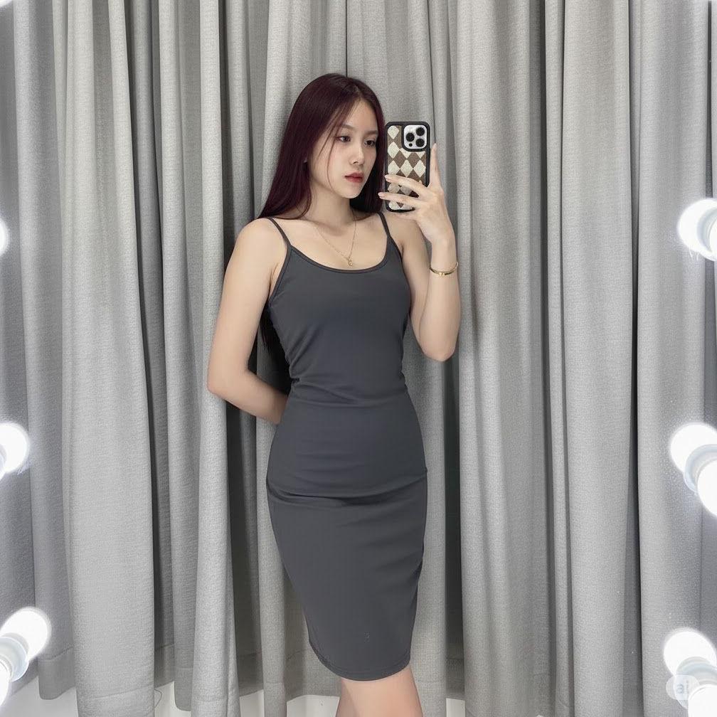 Hot Deals Tanktop Mini Dress Wanita - Mini Dress Bodycon Korean Style - Dress Sexy Wanita High Quali