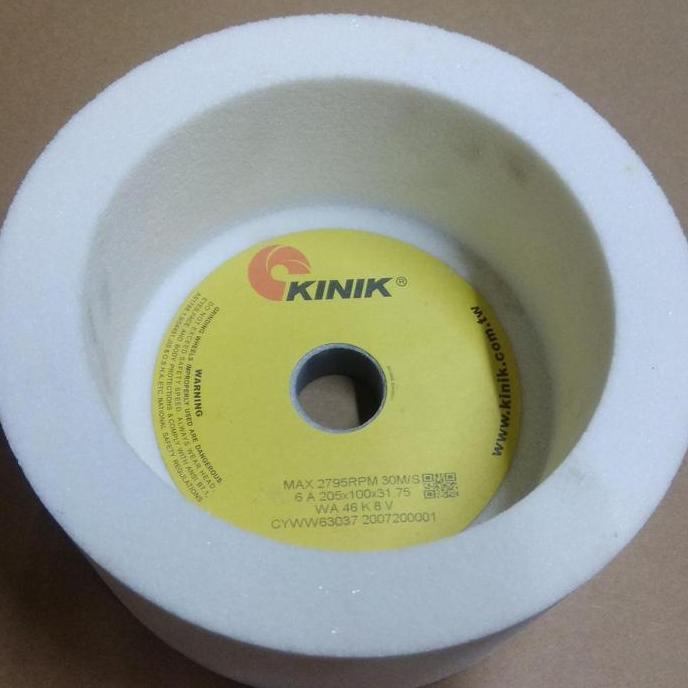 2 Pcs Batu Gerinda Mangkok Kinik Straight Cup Grinding Wheel 8" Inch
