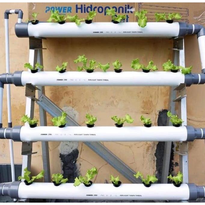 Hidroponik Set Pipa Power Paket Peralatan Paralon