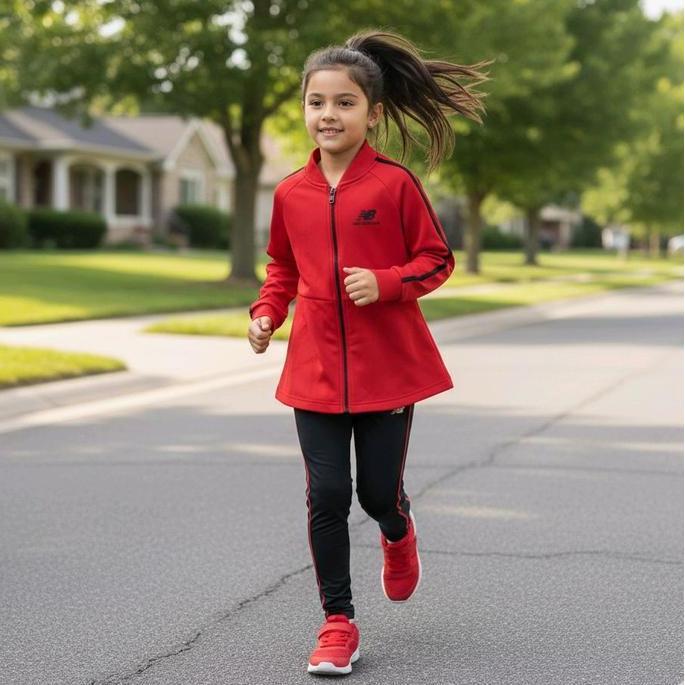 Jaket TrackTop Tunik New Balance anaksize110 ( 4-5 tahun)