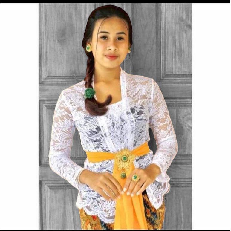 BestPromo Kebaya Bali Brokat Sofia Bed Lengan Panjang Pendek Lilit Tumpuk Tangan 7/8 3/4 Model Siku 