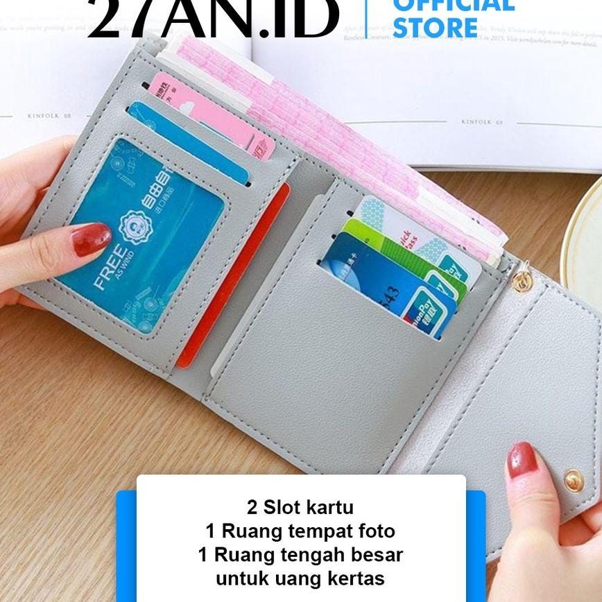 ( 27An.Id ) Dompet Lipat Wanita 8602 Dompet Mini Wanita Simple / Dompet Wanita Korean Stye Cute