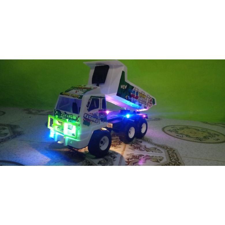 diskon ( bisa cod ) promo mainan anak mobil mobilan truk dump truck bak pasir konstruksi plastik mur