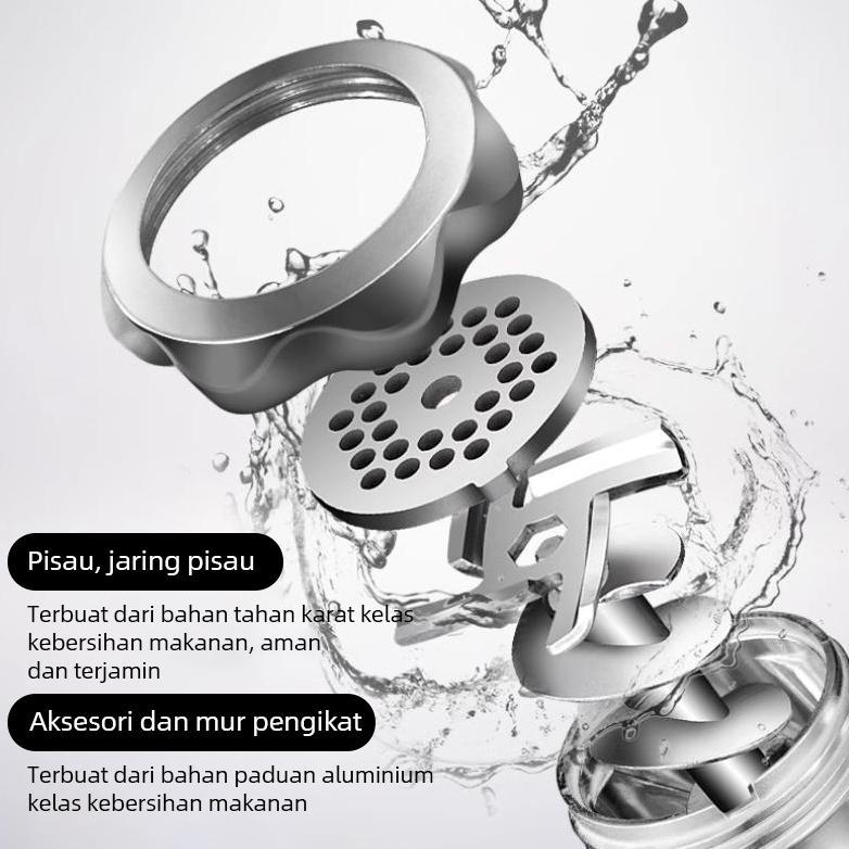 BEST SALE Mesin Giling Penggiling Daging Meat Grinder 300W 220V Dengan Daya Besar Serbaguna Mesin Gi