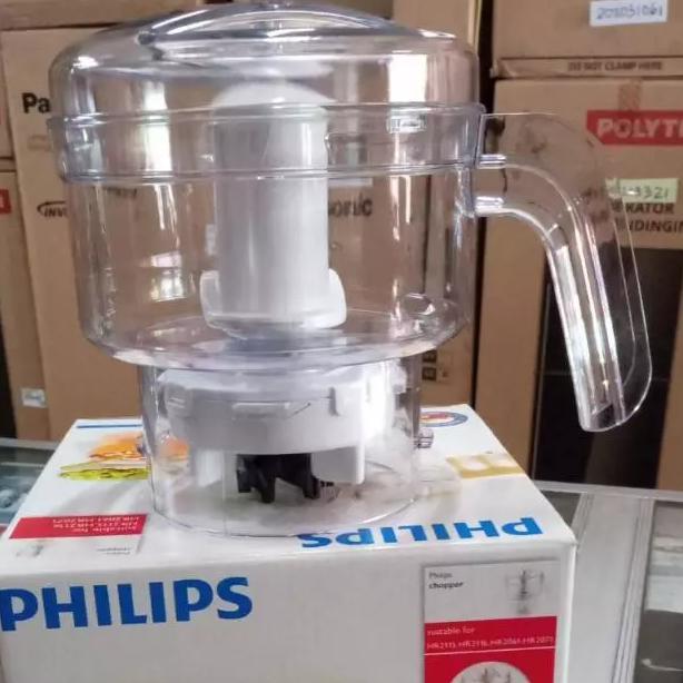 TERBARU PHILIPS HR 2939 ATTACHMENT CHOPPER HR211X 2115 2116 GELAS CHOP MEAT GRINDER PROCESSOR PENGGI
