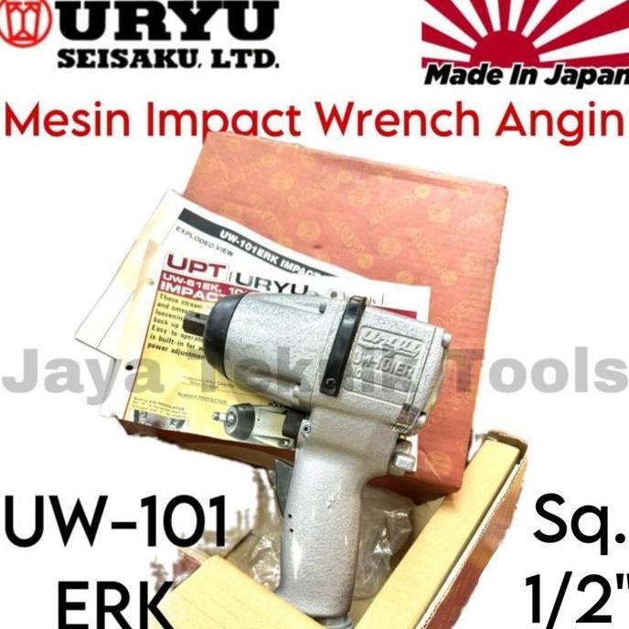 FRONGCHI Mesin Impact Wrench Angin UW-101ERK URYU JEPANG 10 mm 3/8 inch Pneumatic Tools UW 101 erk K