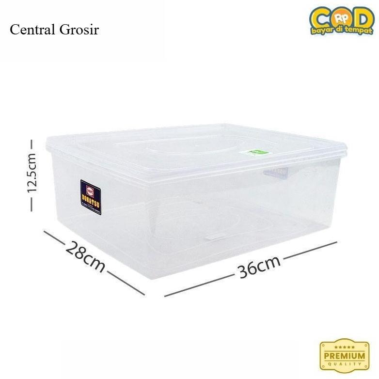 [CGW] GROSIR Kotak Besar Buat Donat  / Dimsum/Kue/Roti Plastik SHINPO 360L / Wadah Penyimpanan Makan