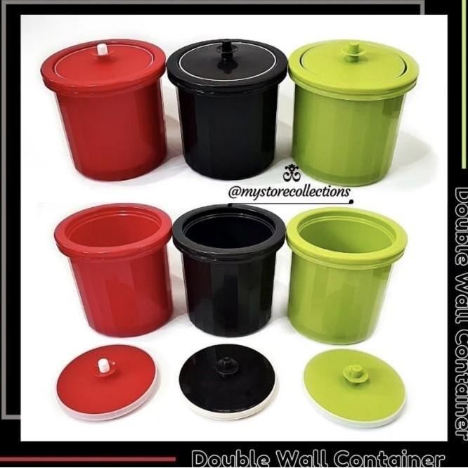 Tupperware Tempat Nasi Double Wall Container Rice Ice Buet Termos Nasies