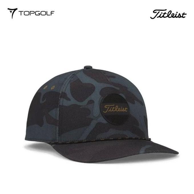 Topi Golf Titleist Cap Boardwalk Rope Th23Abr-Bcm 23 Black Camo Best Seller/Best Quality[Original]