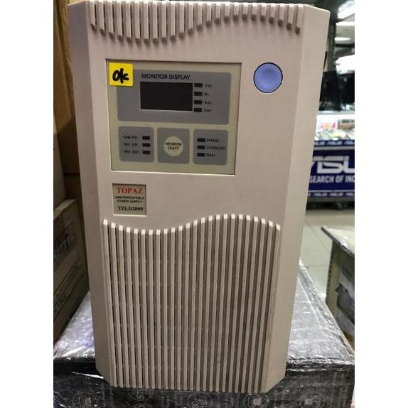 [ GO-SEND ] UPS TOPAZ 2000VA ON LINE PURE SINE WAVE Murah