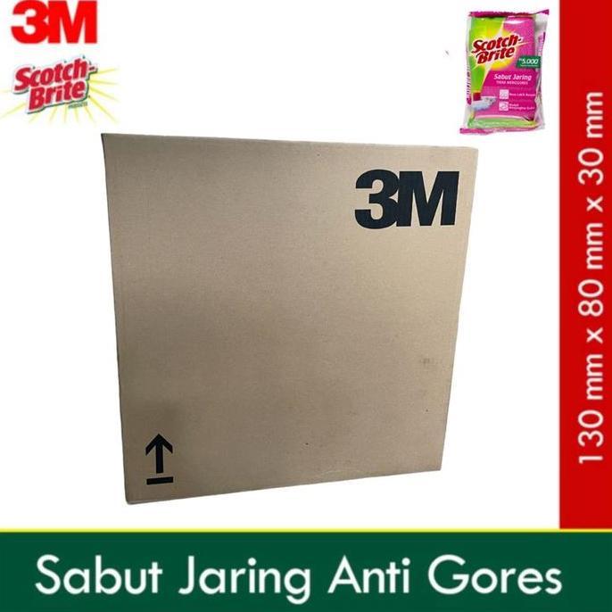 ceviscell77 - 1 dus (96pcs) 3m scotch brite sabut jaring id-t6 sabut cuci alat masak