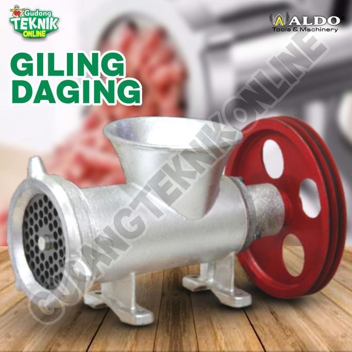 CEFRUCHE Giling Daging ALDO No42 - Gilingan Daging Doubel Dobel Bearing Pulley / Penggiling Daging A