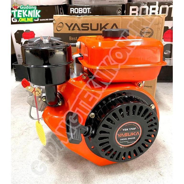 CEFRUCHE Engine Penggerak DIESEL YASUKA YSK170F / Mesin Penggerak Serbaguna Solar Diesel Ketinting Y