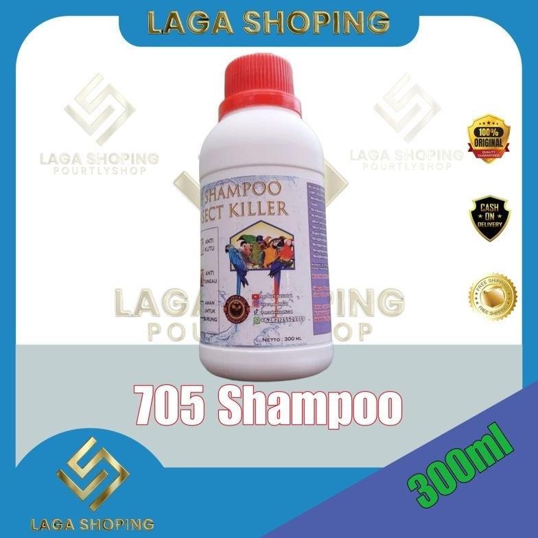 705 shampoo insect killer 300ml obat kutu burung ayam anjing kucing shampo bulu kilap sakit kulit