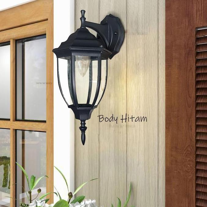 Lampu dinding taman pagar waterproof pilar teras outdoor minimalis