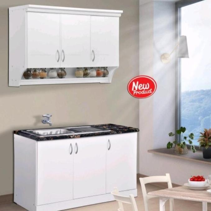 So cozy - Kitchen Set Atas 3 tu Putih Minimalis/ Kitchen Set Model Terbaru