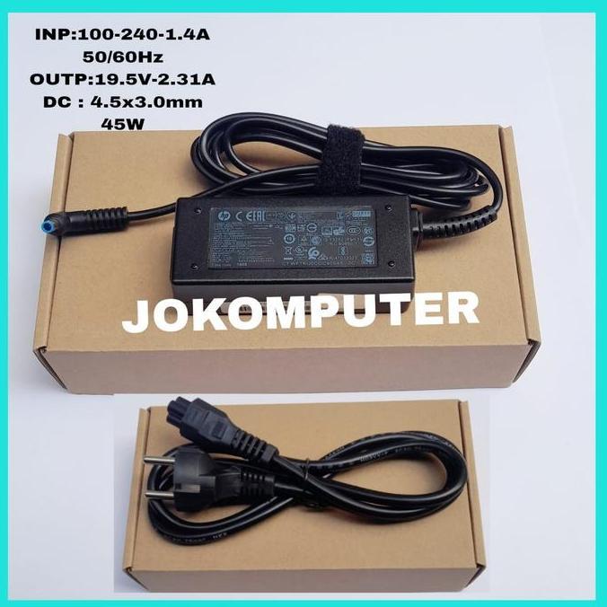 Charger Casan Adaptor Original Laptop Hp 14s-fq0022au 14s-dk0157au 45W