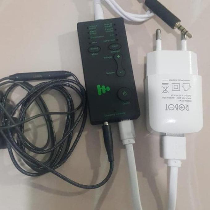 Headset voice changer perubah suara jadi aneka suara