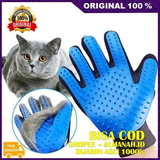 [BISA COD] Fury Glove Sarung Tangan Grooming untuk Merawat Bulu Kucing dan Anjing Kesayangan ASLI