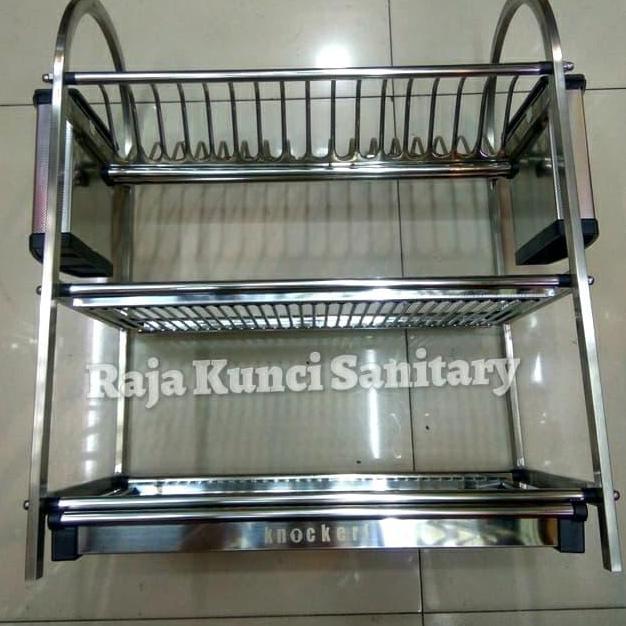 Rak Piring Knokers WDJ 650 Stainless SUS 304 /Rak Piring Stainless 304