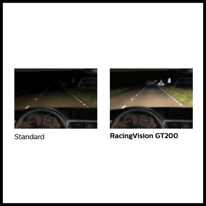 TERBARU PHILIPS H4 RACINGVISION +150% X2BOHLAM ASLI PHILIPS