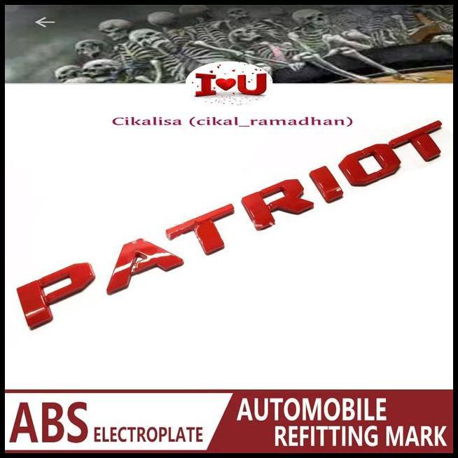 TERLARIS EMBLEM PATRIOT JEEP PATRIOT