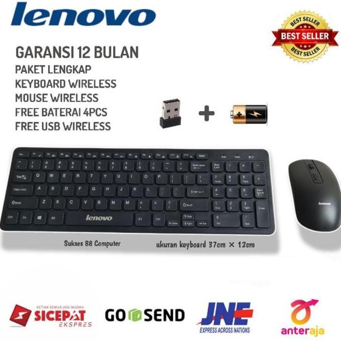 PAKET KEYBOARD LENOVO WIRELESS+MOUSE LENOVO WIRELESS COMBO SET GKM520