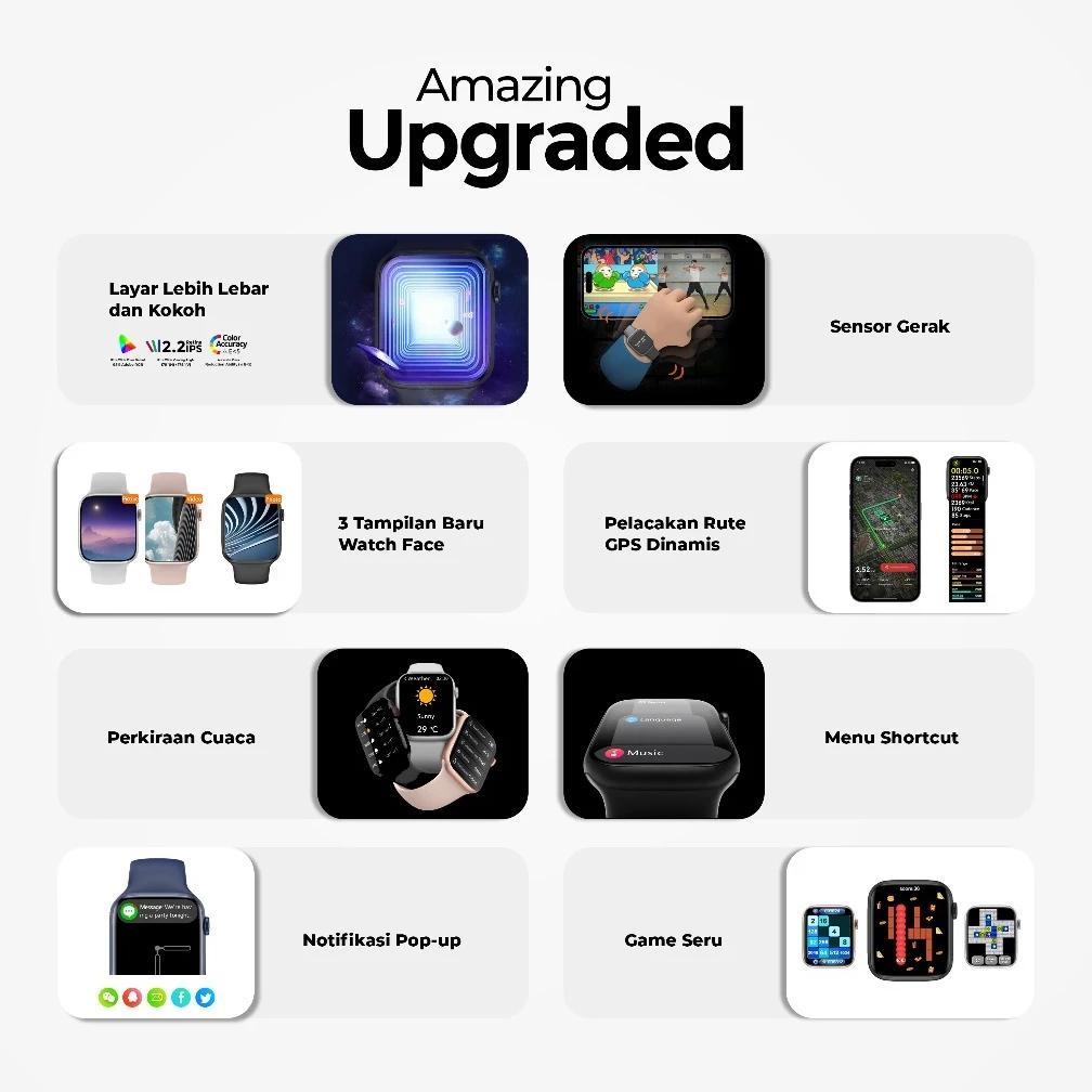 ORIGINAL [COD] NEW Smartwatch Serie S11 Pro Max Smart Watch S10 mini 38mm Jam Pintar Olahraga Blueto