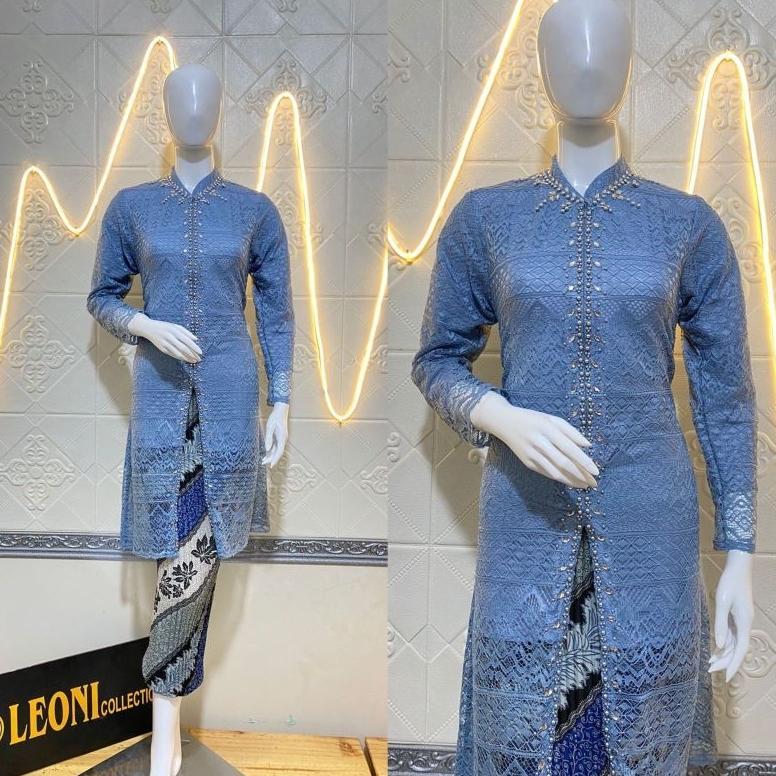 PREMIUM Kebaya Brokat Payet Bahan Brukat Puring Hyget KEKINIAN