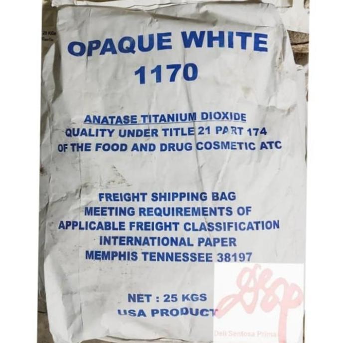 opaque white 1170/ Titanium Dioxide pemutih makanan