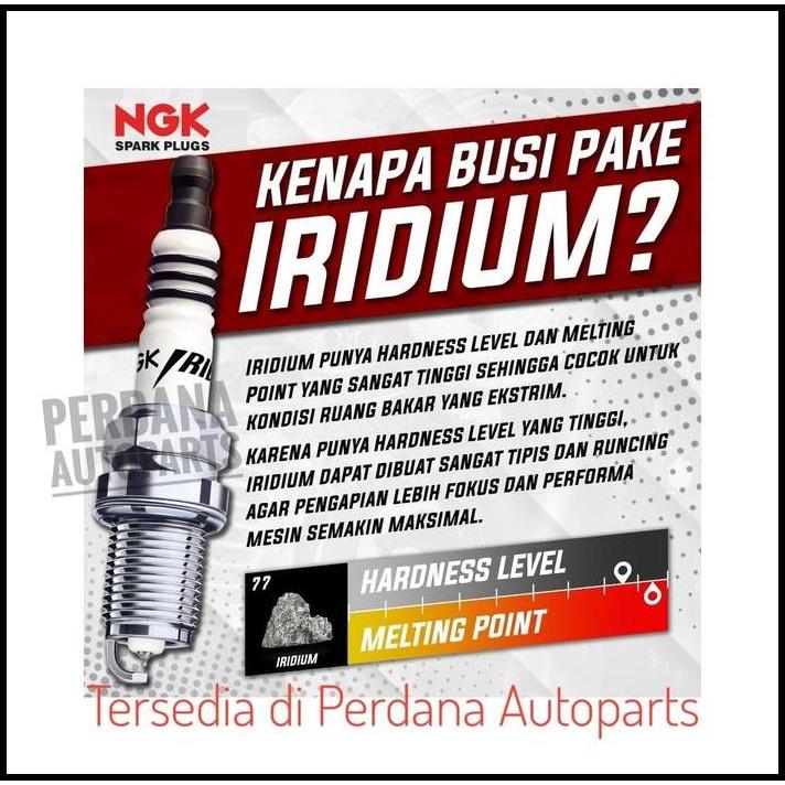 GRATIS ONGKIR BUSI MOBIL HONDA JAZZ ASLI NGK IRIDIUM IX / LASER IRIDIUM ORIGINAL