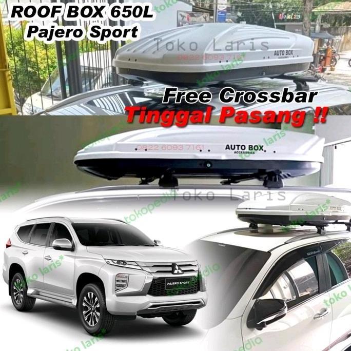 Roof Box Bagasi Atas Mobil All New Pajero 600L Slim Baru