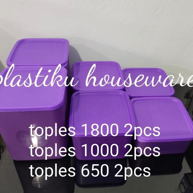 Toples Plastik / Toples Set isi 6 / Toples Lebaran /Toples Murah