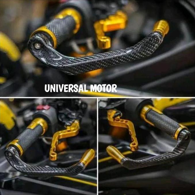 Handguard Karbon Cnc Kiri Kanan Motor Matic Bebek & Sport Motorcycle
