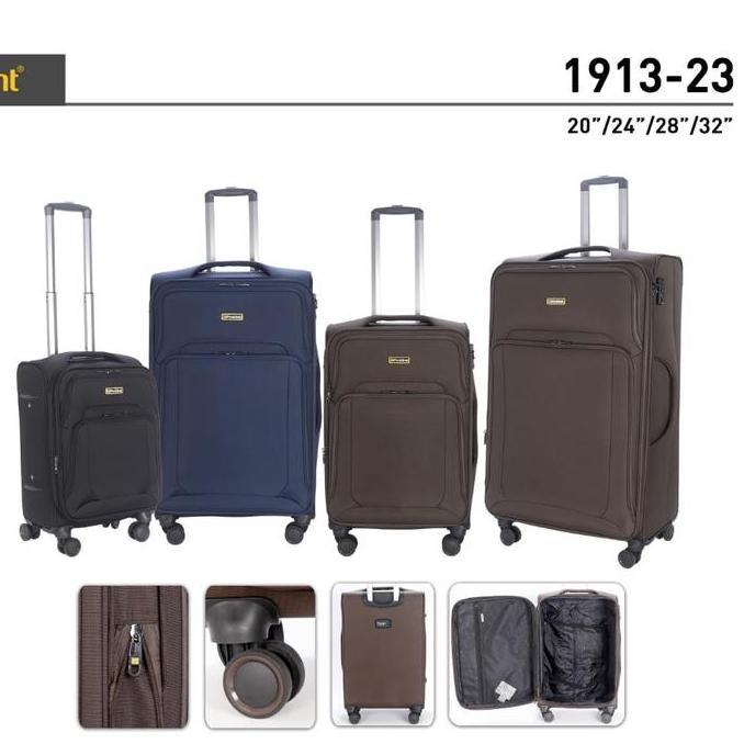 Ryokoo- Koper President Koper Kanvas 20 Inch - 24 Inch Tsa Lock Expanding 4 Roda 360 Rotasi Dapat Di