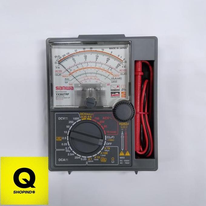 SANWA YX360TRF MULTIMETER MULTITESTER AVOMETER ANALOG ORIGINAL DAN TERPERCAYA