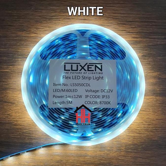 Luxen Led Strip 5050 Dc 12Volt 12W Super Terang
